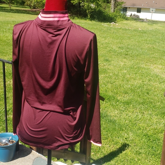 Burgundy and hot pink jacket - Picture 3 of 3